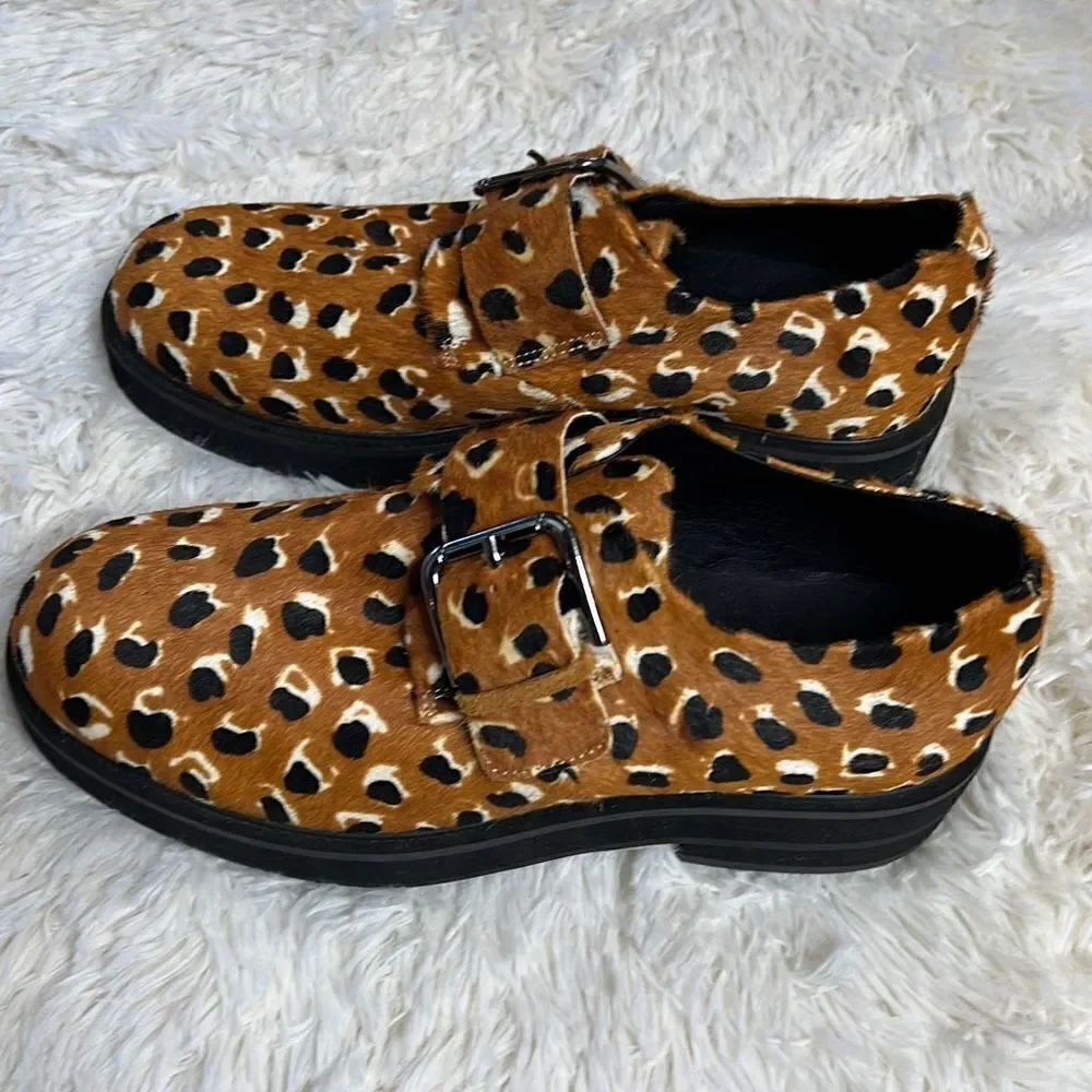 Intentionally Blank Reece Shoes Tan Cheetah - Picture 3 of 9